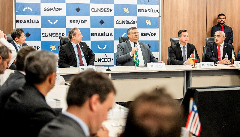 Ministro Flávio Dino se reuniu com secretários de segurança pública de todo o país 